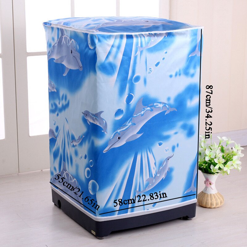 Sunscreen Washing Machine Cover Proof Cover Dust Save Space Organizer Storage Bag Dust Guard Wash Machine Cover Dust Cover