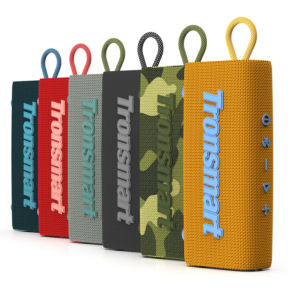 Tronsmart Trip Haut-parleur Bluetooth 5.3 Haut-parleur portable à double pilote avec étanche IPX7, véritable stéréo sans fil pour haut-parleur extérieur