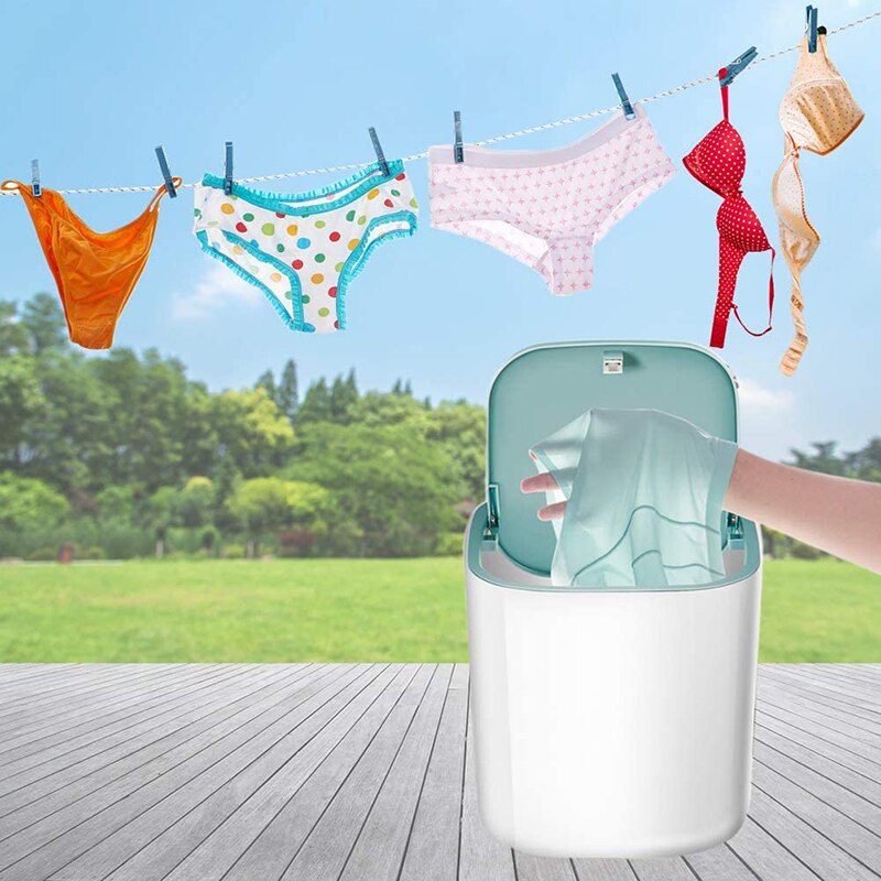 USB Mini Washing Machine Automatic Household Mini Tube 3-5Kg Rotating Turbine Washer Dehydrated Wash Dry Underwear Care Cleaner