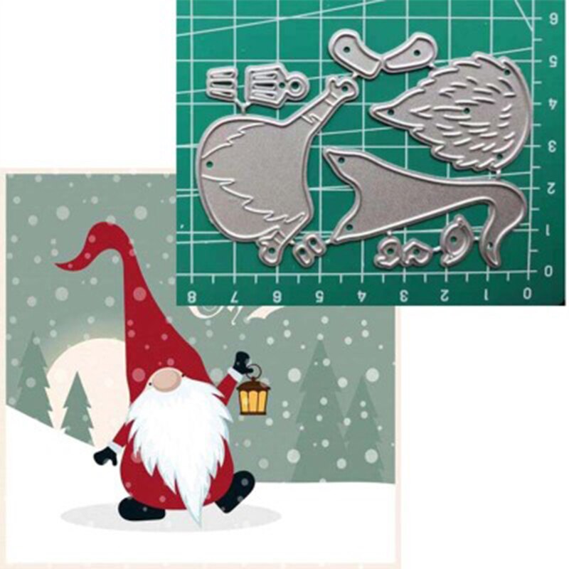 Christmas Santa Claus Metal Cutting Die DIY Scrapbooking Craft Embossing Making Stencil Template: Default Title