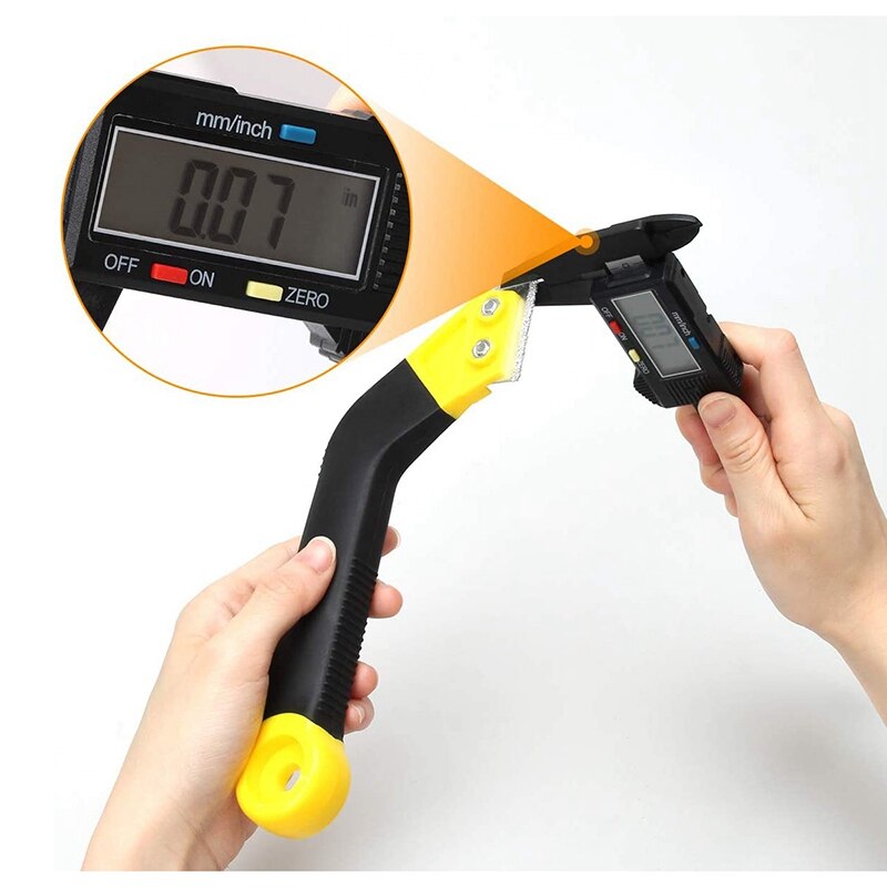 2 Pcs 8-Inch Angled Grout Hand Saw Tile Grout Saw Grout Removal Tool Diamond Surface Blades for Tile Grout Cleaning