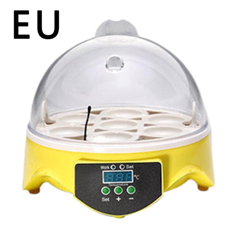 7 eggs incubator bird egg incubator semi-automatic miniature egg incubator pigeon household incubators: Default Title