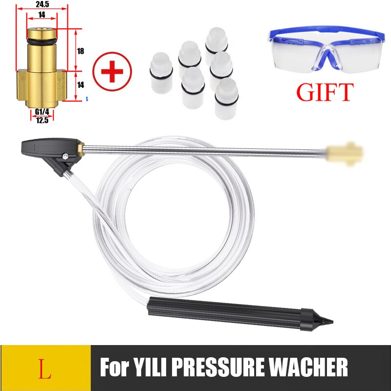 Pressure Washer SandBlasting Kit Wet Sandblaster Lance Nozzle for Karcher K5 Huter Interskol Lavor Parkside High Pressure Washer: L