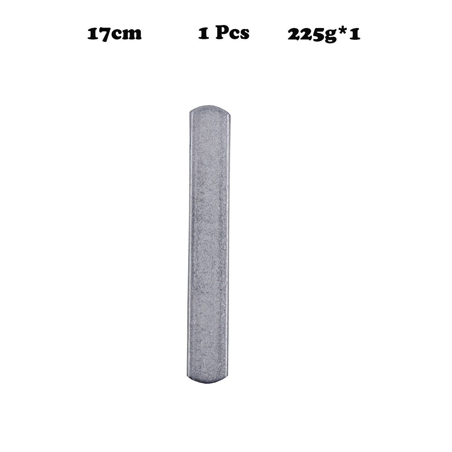 Weight Steel Plates Adjustable Strength Training for Weighted Vest Leg Ankle Weights 12-25cm Length Workout Fitness Accessories: 17cm 1pcs