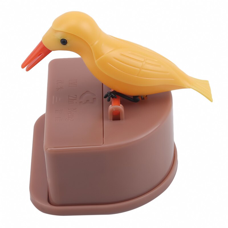 Tandenstokers Houder Leuke Hummingbird Dispenser Gag Cleaning Tanden Secret Stash Tandenstokers Tandenstoker Case: yellow pink