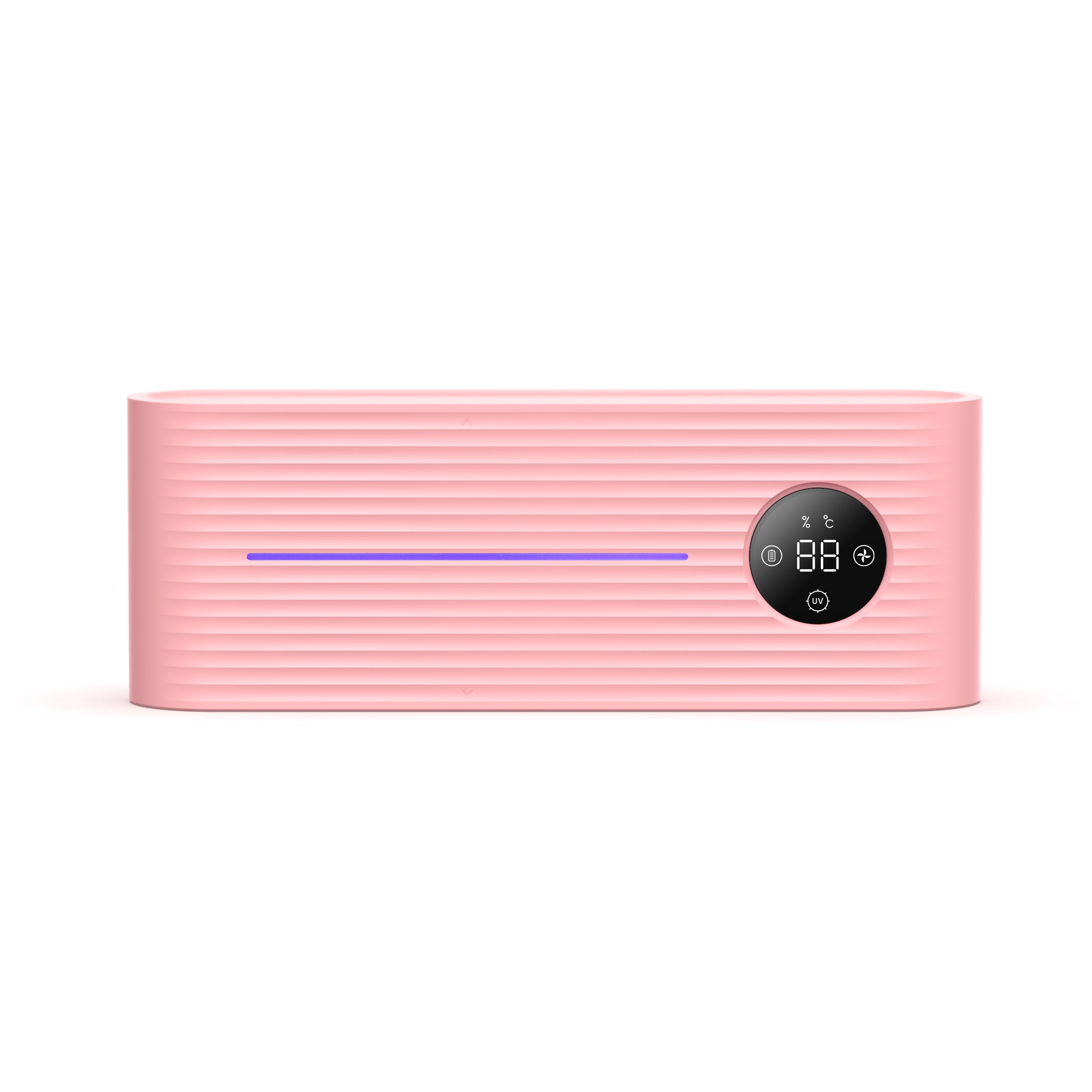 Xiaomi Mijia UVC Ultraviolet Sterilization Air-dry Toothbrush Holder Toothpaste Dispenser Rack Wall-mounted Bathroom Accessories: uv box pink