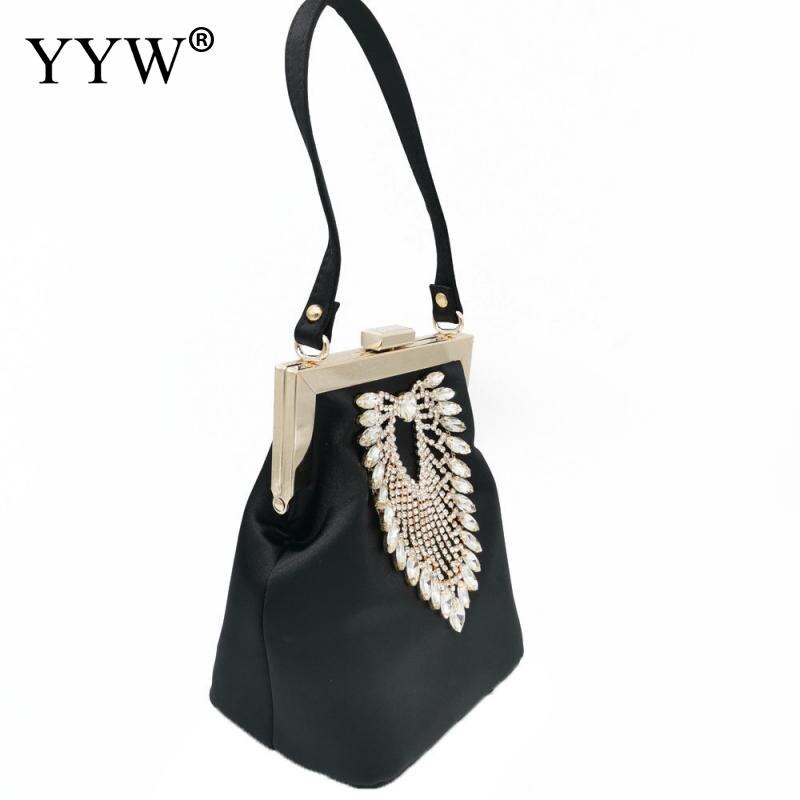 Guld metall kväll fest clutch väska kvinnor trendig väska lady vit med rhineston svart clutch bröllop handväska handväska grön