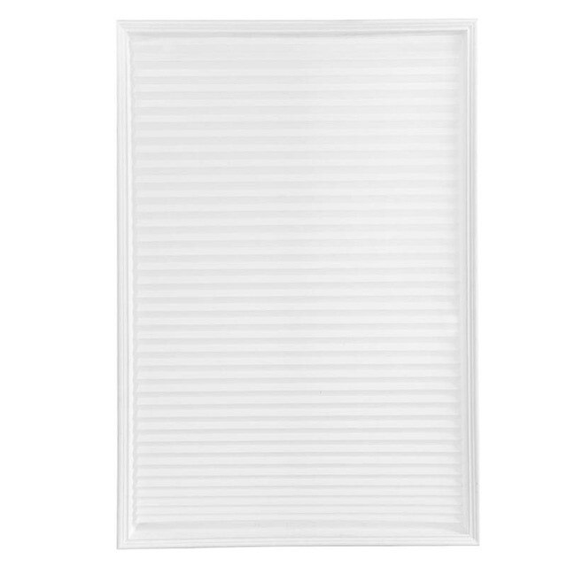 Self-Adhesive Pleated Blinds Curtains Half Blackout Windows For Bathroom Balcony Shades For Living Room Home Window Door: White / 60x180