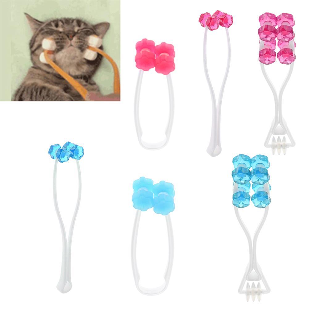 1pc Katze Hund Massage Rolle Relaxer Gesicht Massagegerät für Haustier Spielzeug Hund Dünne Schönheit Gerät Beine Pflegenwerkzeug Gesundheit pflege Haustier Produkte