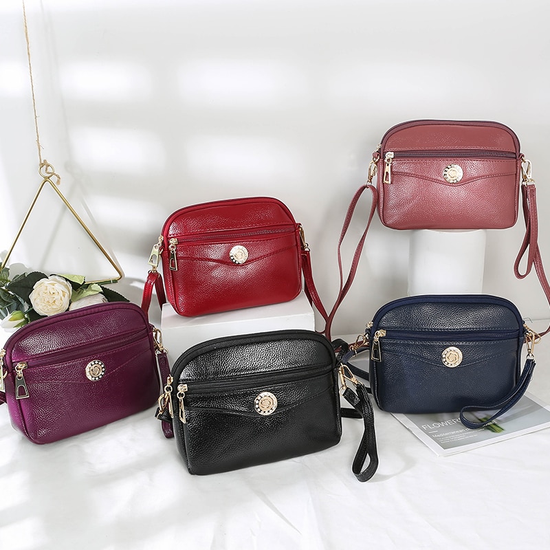 Zoete Mode Vrouwelijke Handtas Multifunctionele Tweeërlei Gebruik Messenger Shouldebag Hoge Pu Leer Vrouwen cross Body Bag