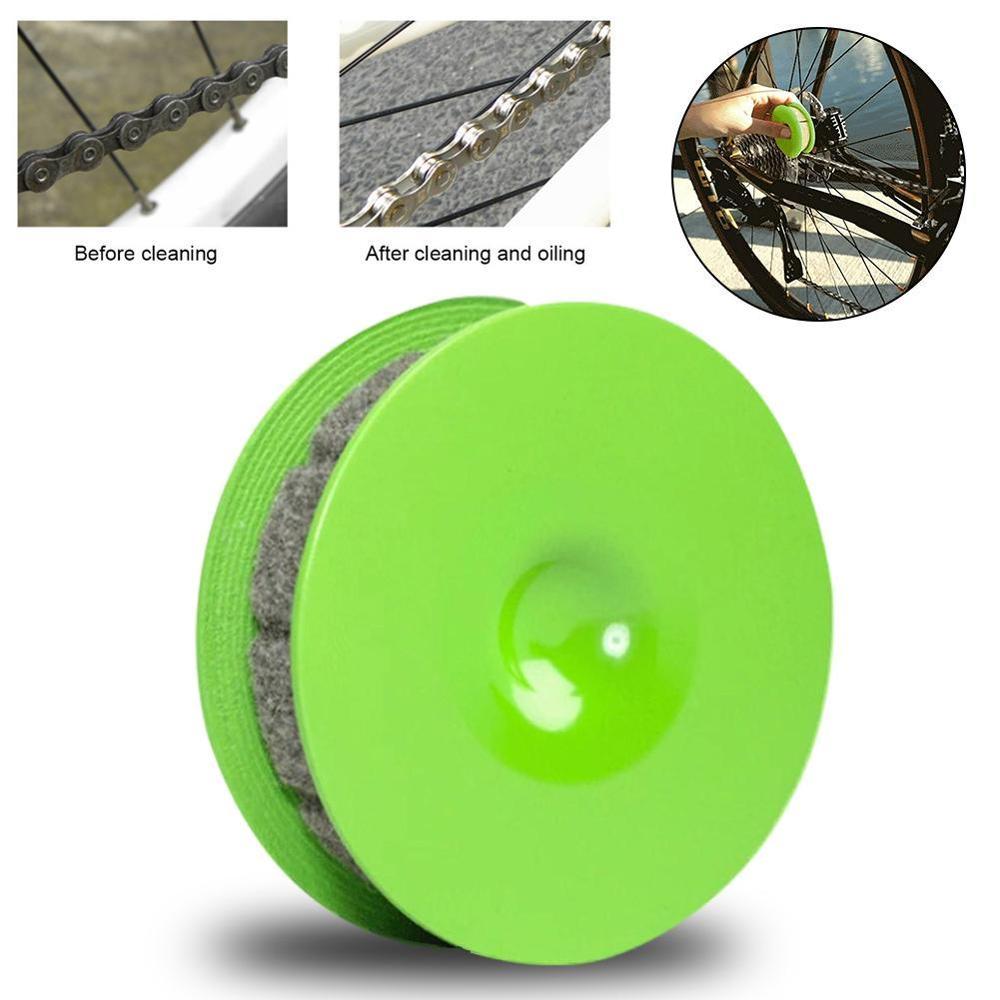 Bicycle Chain Oiling Roller Lubrication Maintenance Chain Rolling Oiling Oiler Device Type Chain Roller P8C6