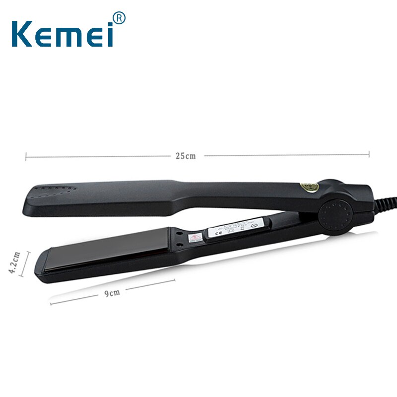 Kemei Hair Straightener Tourmaline Ceramic Heating... Grandado