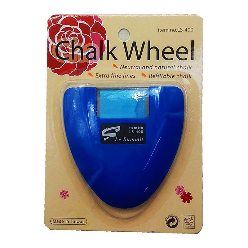 Made in Taiwan Chalk Wheel Fabric Marker Rosy-red/Yellow/Blue/White Tailor's Chalk DIY Sewing Chalk Markers Tools: light yellow