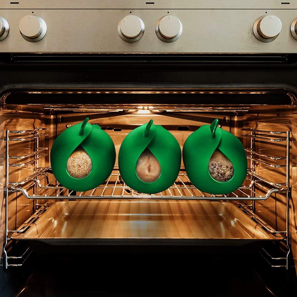 Recipiente plegable de silicona para cocinar, para horno microondas, tazón de vapor para pescado, herramienta de cocina para hornear pan, cuenco plegable para Dropshipper