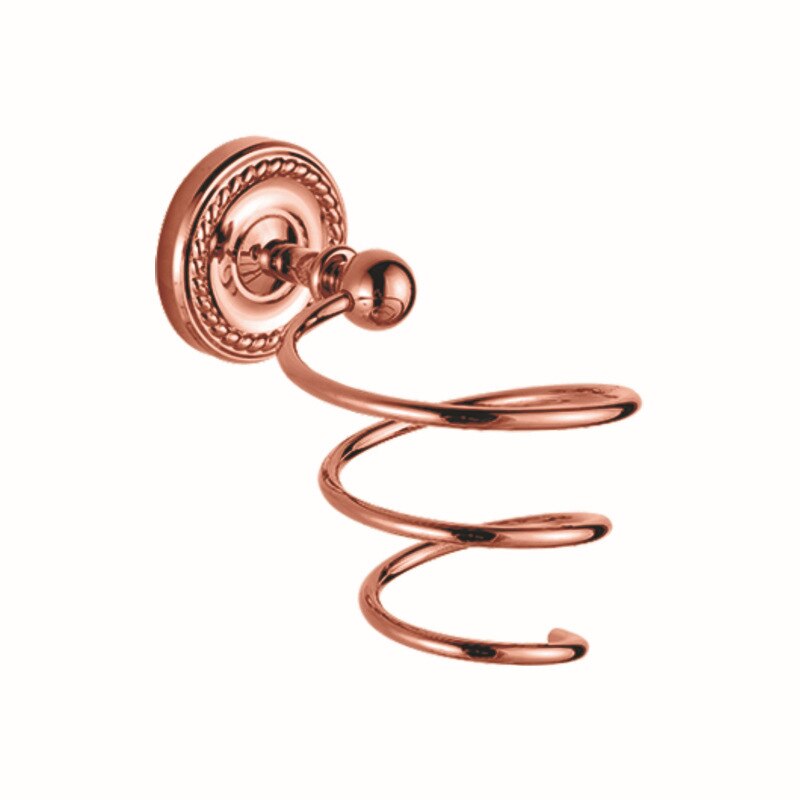 Accessoires de salle de bain en or Rose, ensemble de porte-savon en laiton, porte-papier de toilette: Blower frame