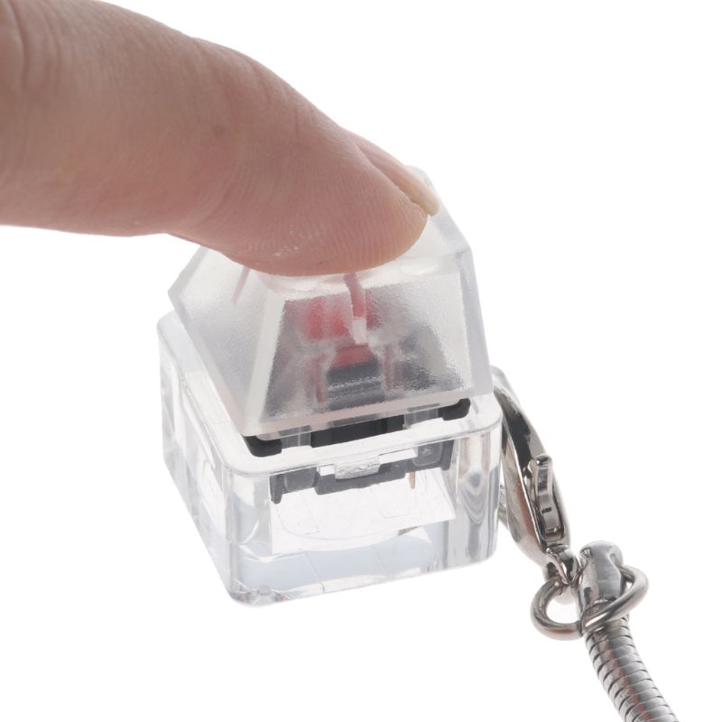 1PC Gateron MX Switch Mechanical Switch Keychain For Keyboard Switches Tester Kit Without LED Light Toys Stress Relief