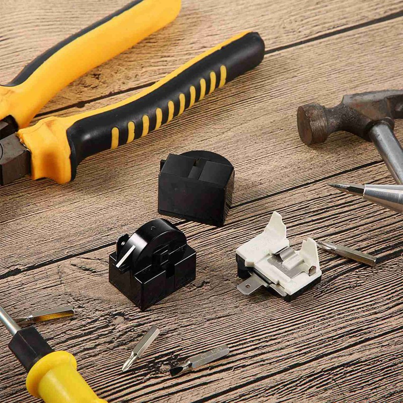 10X koelkaststarters QP2-4R7 4,7 Ohm 1-pins koelkast PTC-startrelais en 6750C-0005P koelkastbeschermers