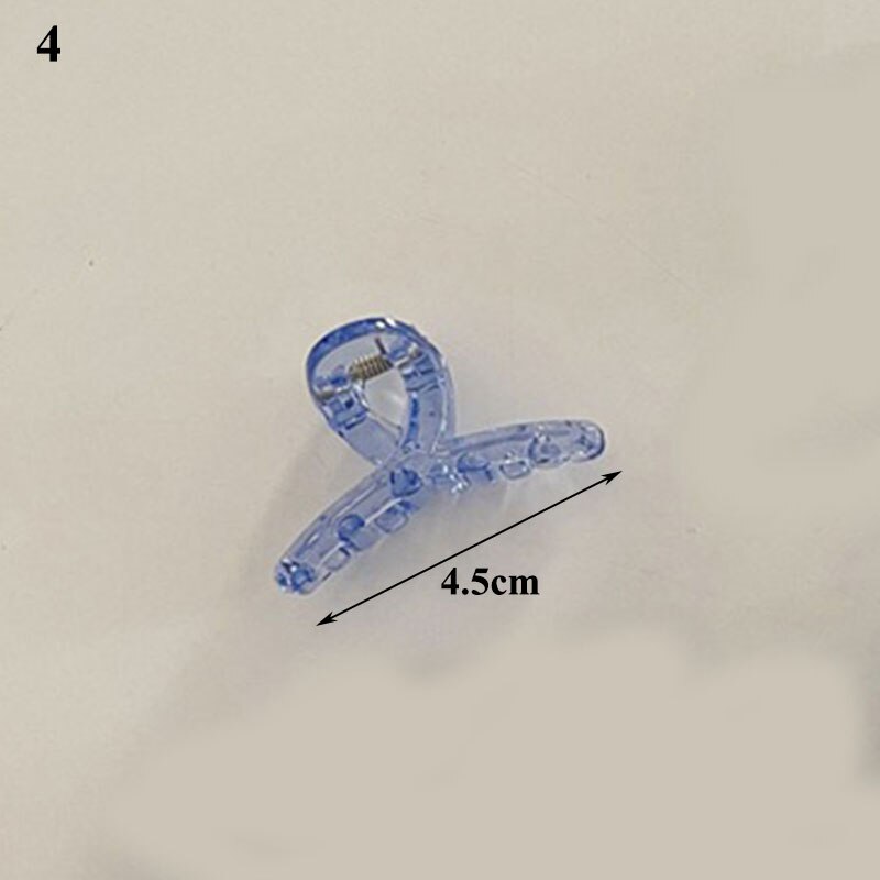 Korean Jelly Gradient Green Acrylic Plate Hair Clip Girl Shark Clip Hair Accessories Hair Clip Clamp Gradient Green Hair Claw: A1