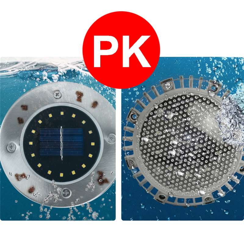 4PCS/Pack LED Solar Light Motion Sensor Waterproof IP67 Outdoor Path Night Underground Lamps Wide Angle Garden Light