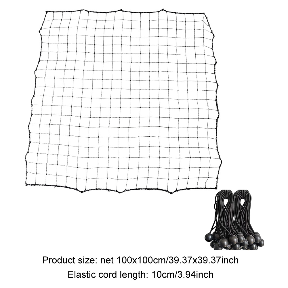 Soccer Rebounder Net with 20 Elastic Ropes Soccer Bounce Back Net Rebound Net Training Aid for Kids Teens & Adults
