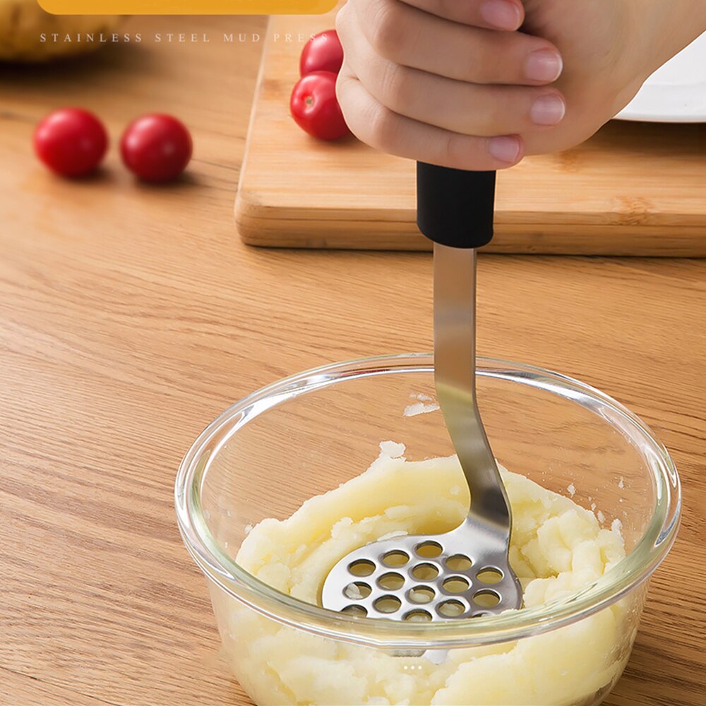 Handleiding Aardappel Stamper Aardappelpuree Druk Keuken Tool Bakken Rvs Stamper 25*6Cm Druk Modder Multi-functie