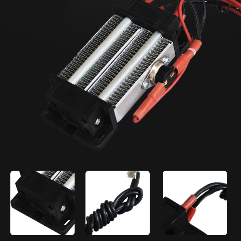220V 300W Ptc Verwarmingselement Geïsoleerde Ptc Keramische Air Heater Ptc Elektrische Ventilator Kachel 10S Snel Genereren warmte Duurzaam 425B