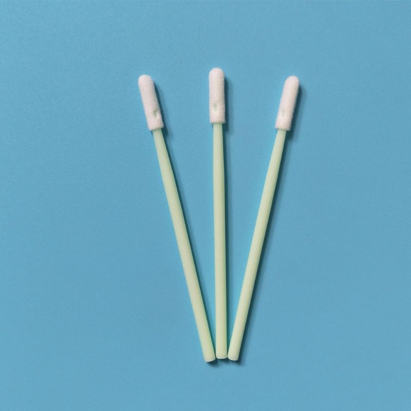 100Pcs/Pack Small Round Head Foam Tip Cleaning Swab Dust Free Sponge Sticks for Inkjet Print Printhead Camera Optical Lens