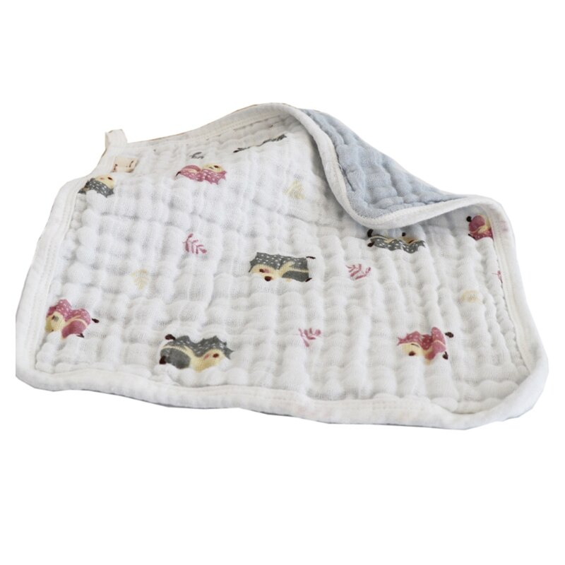 Baby Towel Cotton Square Muslin Baby Towels 6 Layers Water Washing Handkerchief Newborn Baby Nursing Towel 30*30cm: 5
