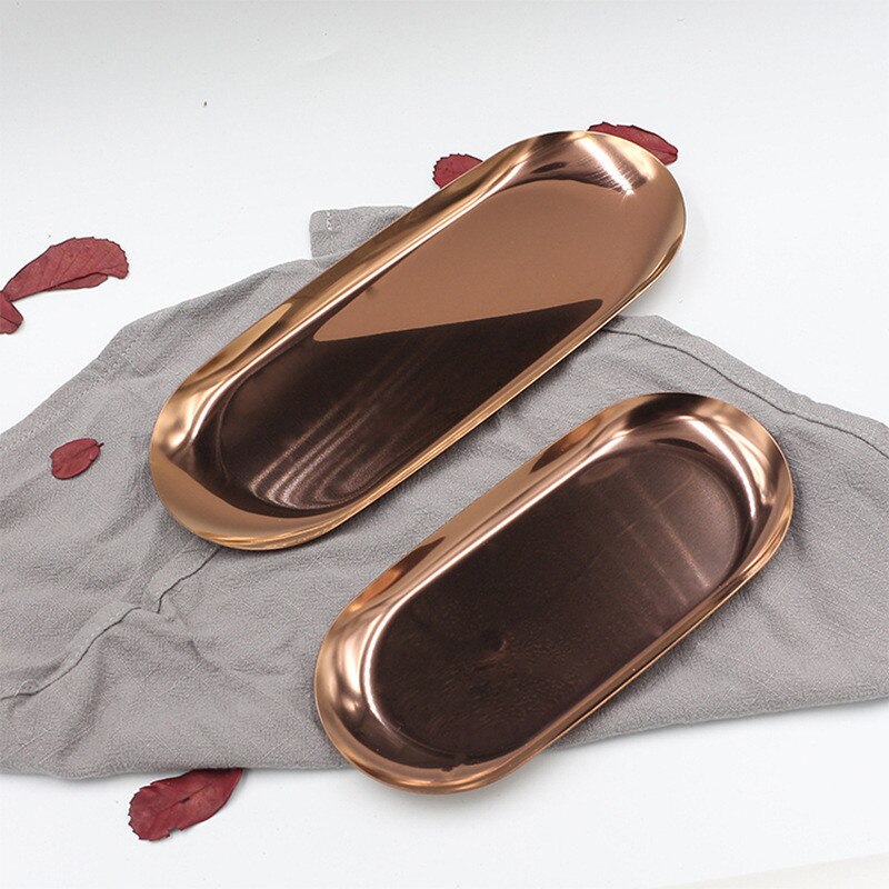 Styl skandynawski złoty talerz ze stali nierdzewnej talerzyk deserowy nakrętka ciasto owocowe taca przekąska wózek kuchenny Zachodni stek wózek kuchenny