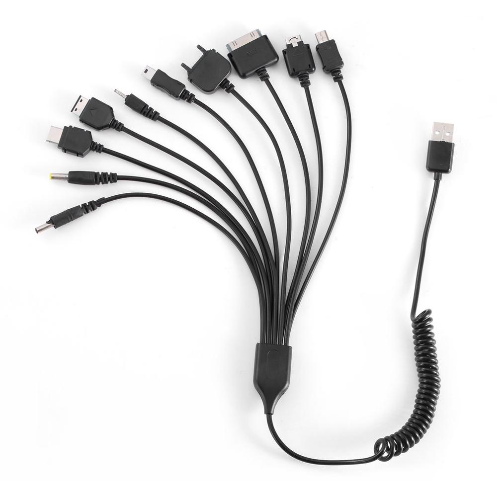 10 In 1 Universele Draagbare Lichtgewicht Multi Functies Usb Charge Oplaadkabel Compatibel Met De Meeste Merken Telefoons