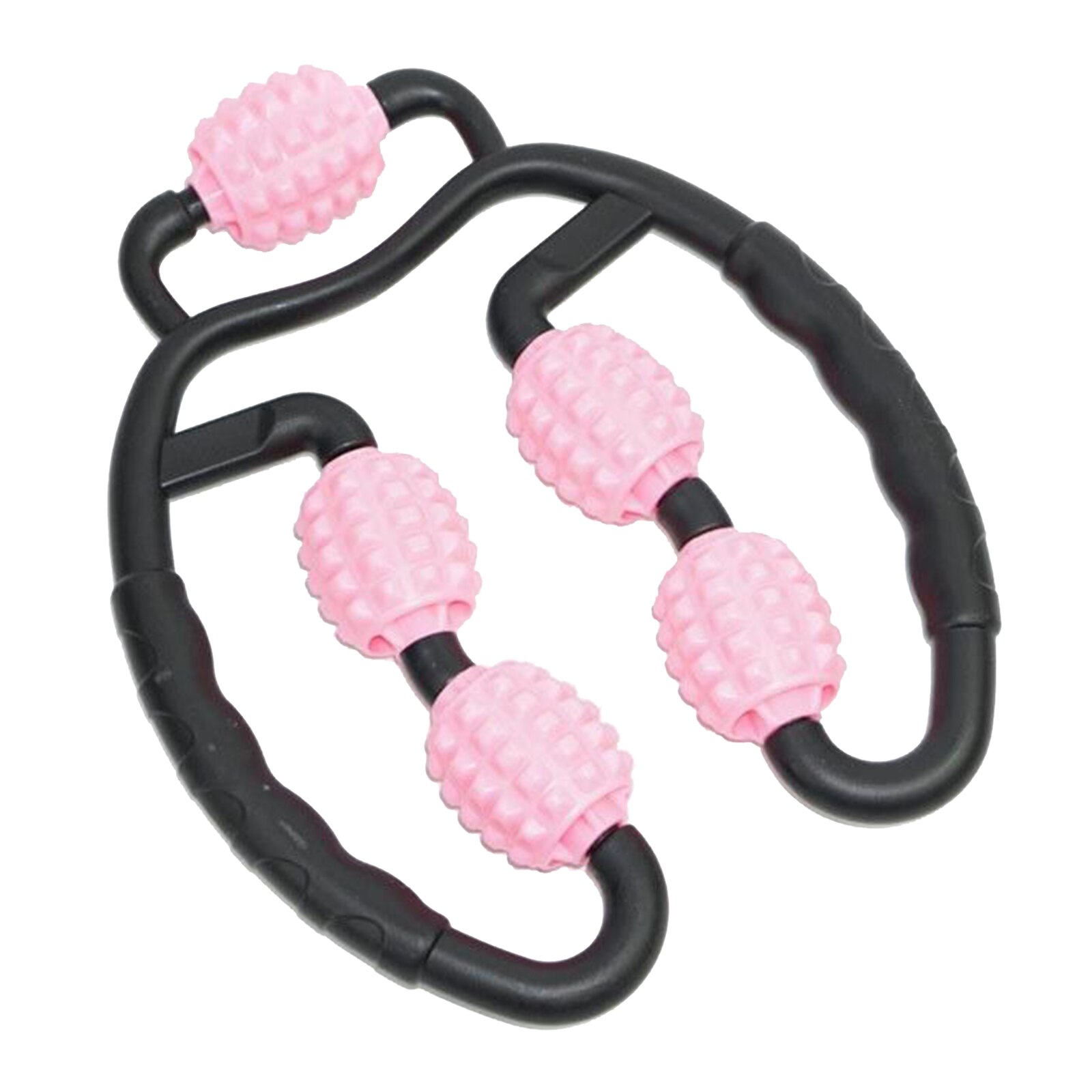 Body Roller Massager Voor Kalveren Benen Armen Tennis Elleboog Spierpijn Stijfheid Been Nek Pijn Zelf Massager Body Onderdelen Roller: Pink Black