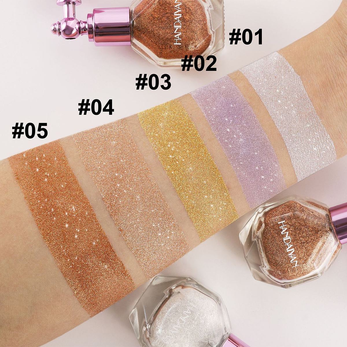 Glitter Brightening Body Glitter, Highlighting Spray Glitter Spray Bottle Highlighting Airbag Spray Bottle
