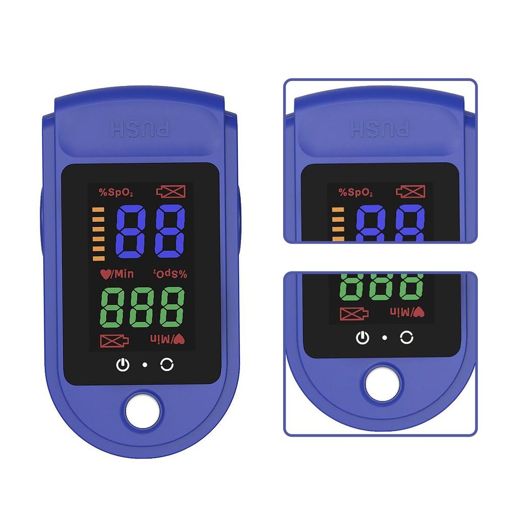 Fingertip Pulse Oximeter PR Oxygen Saturation Memter SPO2 PI Oximetro De Dedo Pulsioximetro Oxymeter