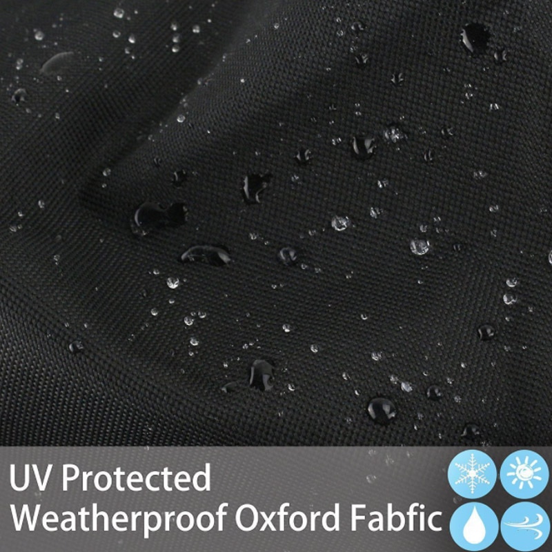 Housse de protection pour barbecue, imperméable et anti-poussière, couverture de protection pour poêle de Patio extérieur en tissu Oxford 600D robuste, accessoires