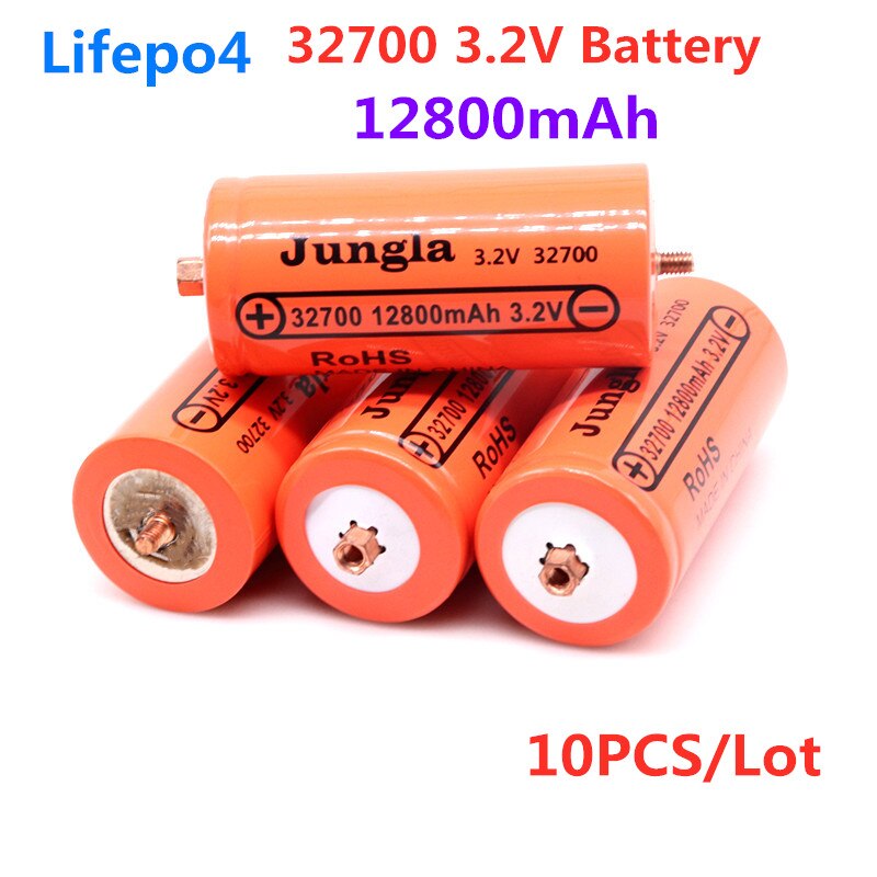 100% Original 32700 12800mAh 3.2V lifepo4 Rechargeable Battery Lithium Iron Phosphate Power Battery with screw