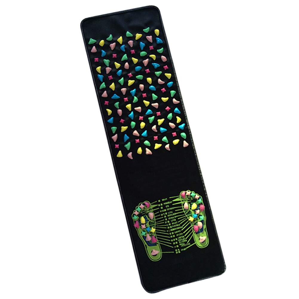 Chinese Reflexology Walk Stone Pain Relieve Foot Leg Spa Massage Mat Health Care EIG88