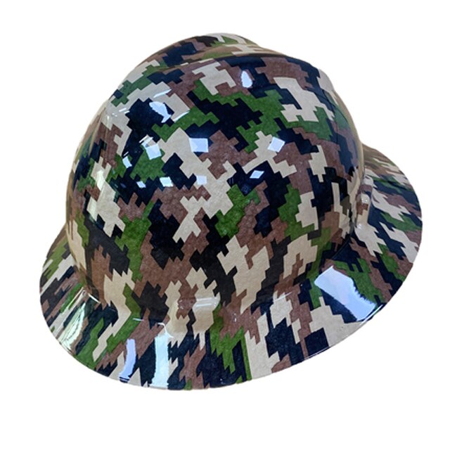 Volledige Rand Harde Hoed Creatieve Patroon Afdrukken Veiligheidshelm Unisex Zonnescherm Lichtgewicht Constructie Werk Cap: Multi-terrain