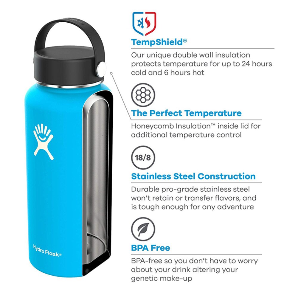 Hydroflask Frost Hydro Flask Lilac 32 oz Hydroflask Bottle
