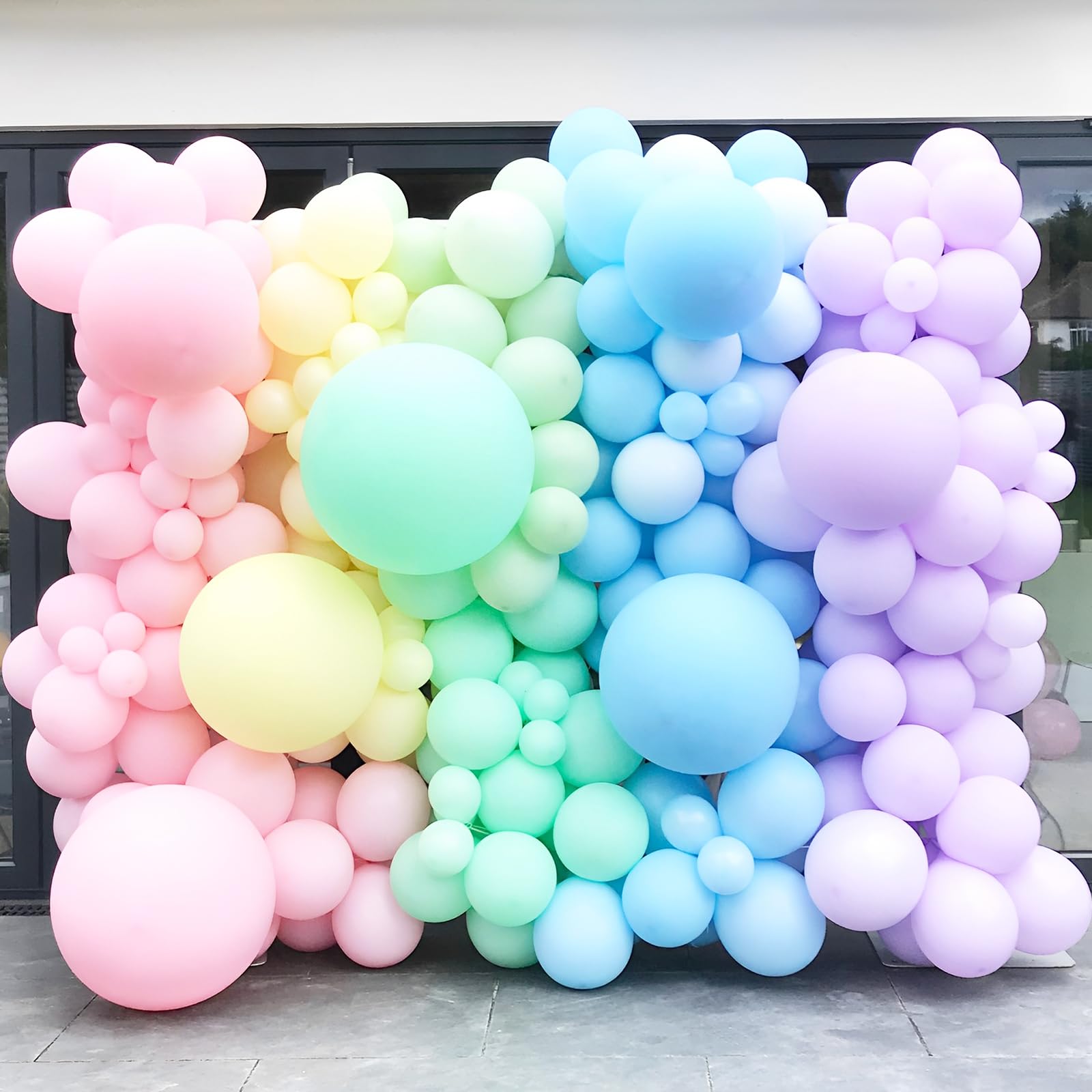 20 stuks gemengde kleuren macaron ballonnen 10 inch pastel regenboog ballonnen macaron ballonnen meerkleurige ballonnen feestdecoraties