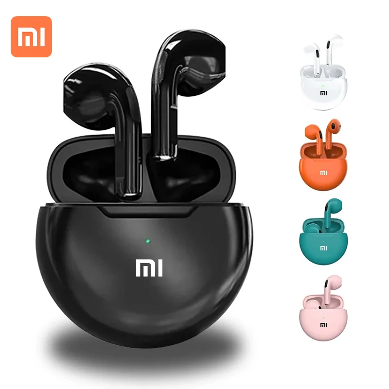 Xiaomi air pro 6 tws sem fio bluetooth fones de ouvido controle toque com microfone alta fidelidade som esporte música