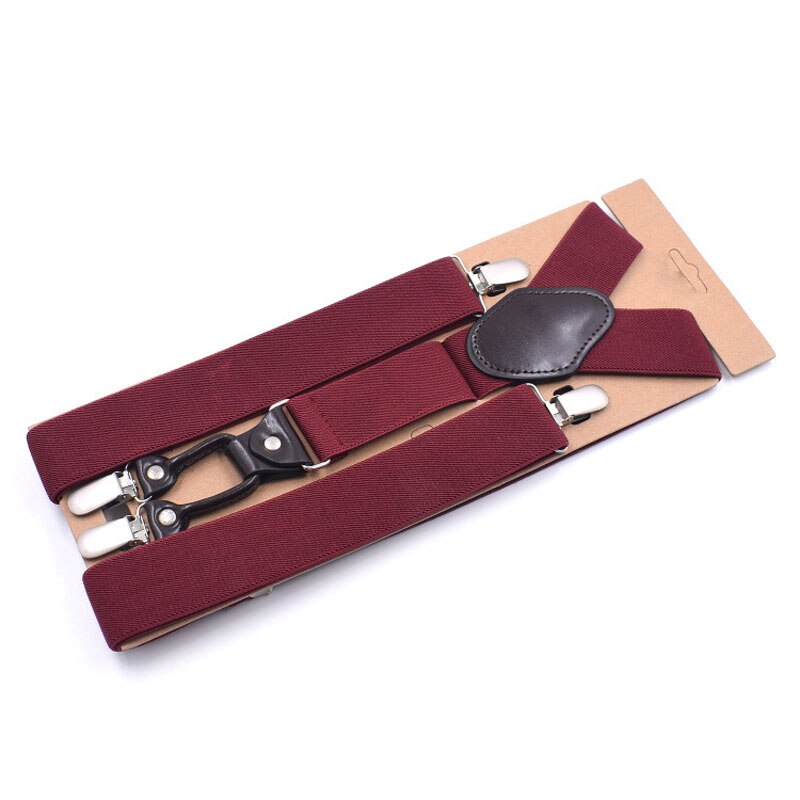 Tirantes elásticos con cuatro enganches para hombre adulto, europea y americana, FY18102509