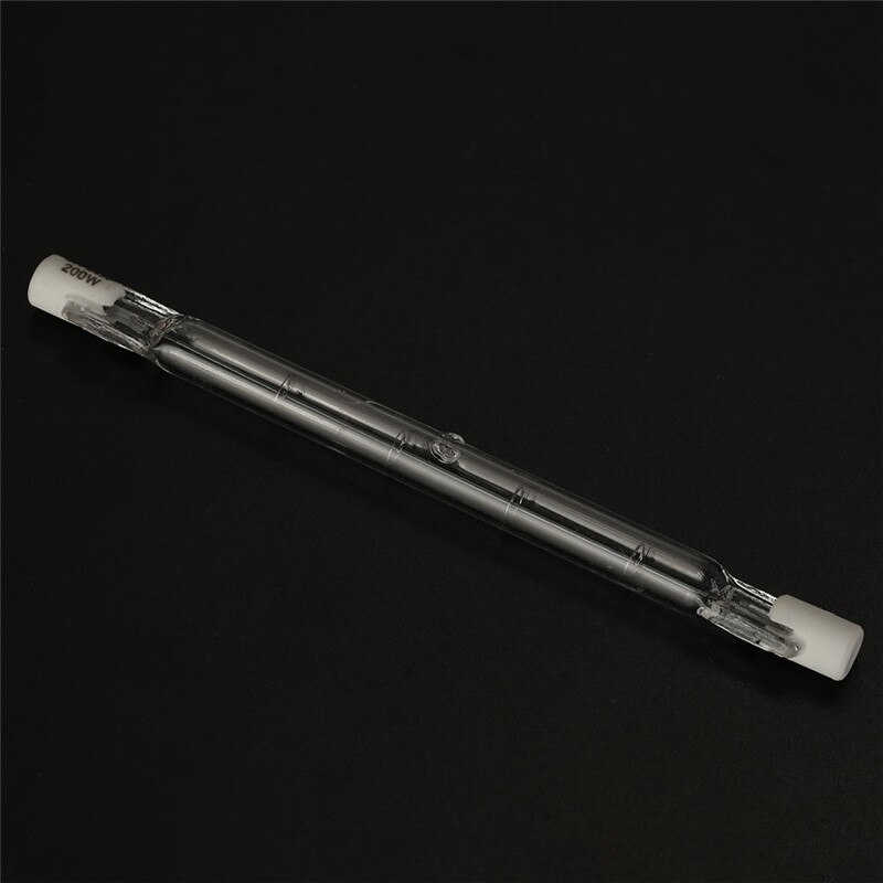 1PC Linear Double Ended Halogen Light Bulb Transparent Warm White Lamp 118mm R7S 220-240V 300W Watt Wedding Party Decoration: 118mm 200W