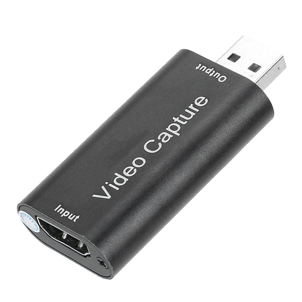 USB 2.0 HD Video Capture Card Mini Portable Adapter Black for PC Computer USB Video Capture