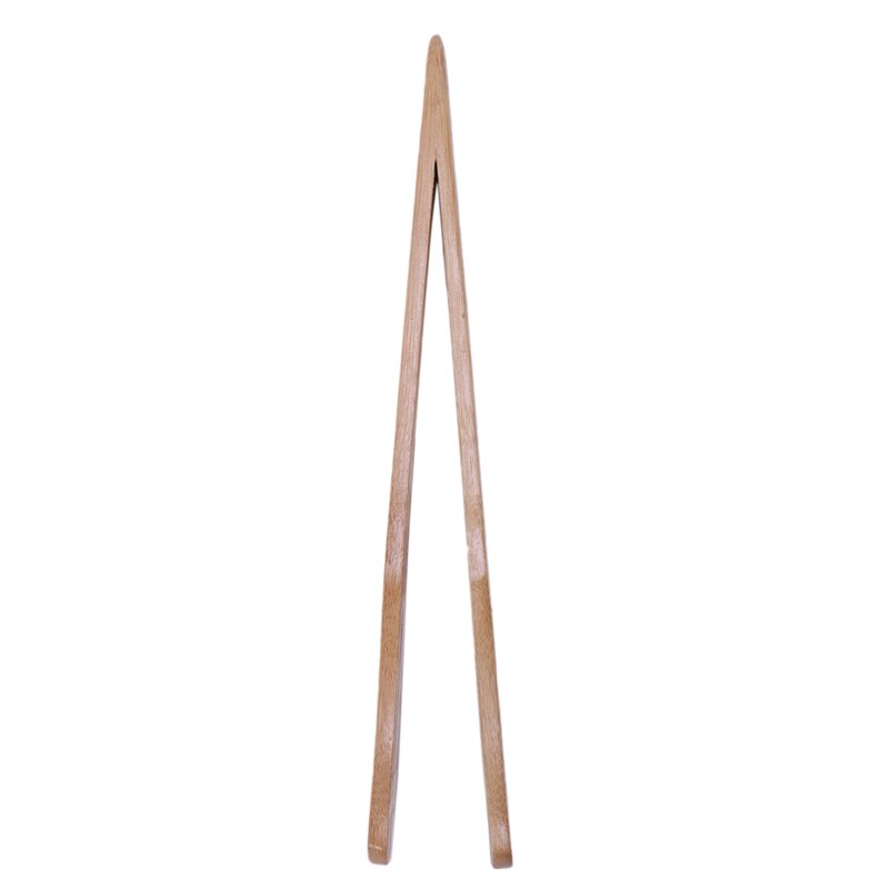 Træfarve bambus kinesisk kongfu te tang pincet te 6.9 "lang