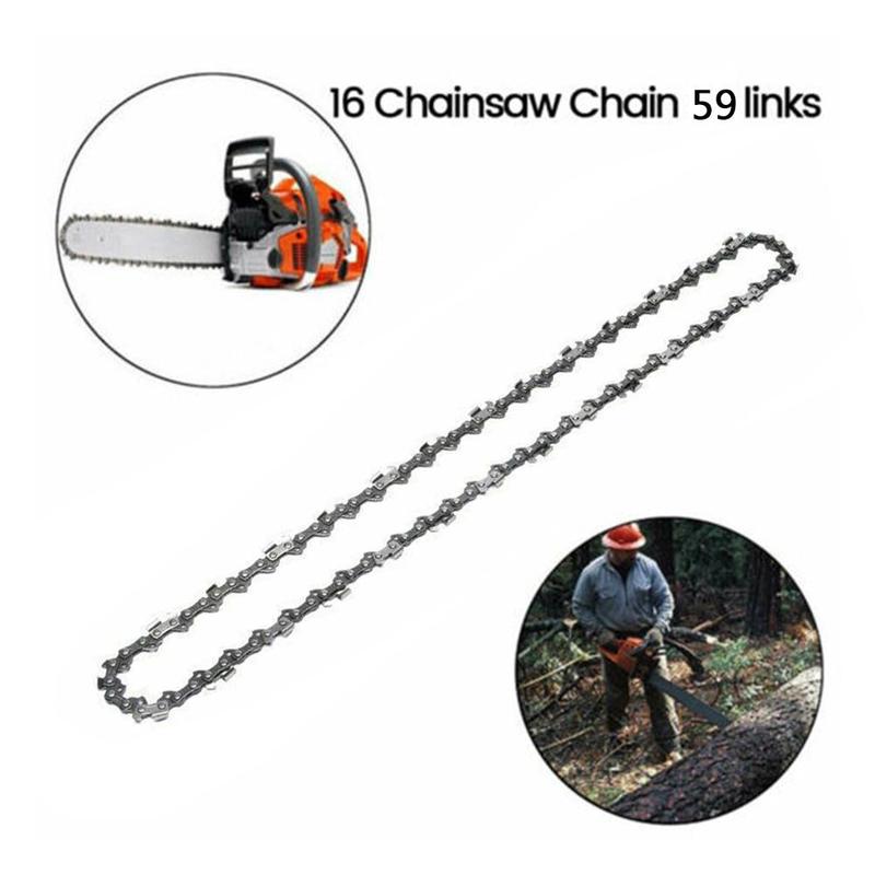 5016 Replacement chainsaw chain blade wood cut 16 inches 59 sections 29 drive links 3/8p Chainsaw chain