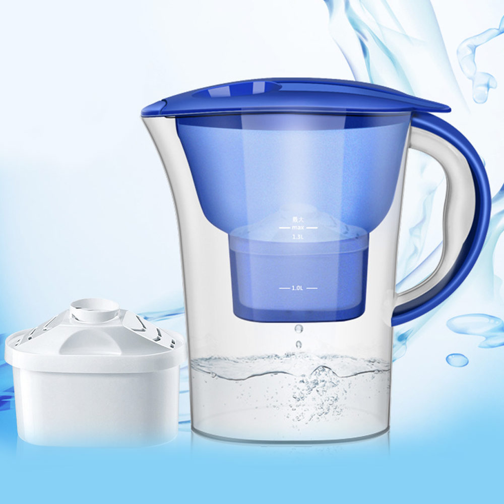 2.5L Water Filter Kitchen Household Water Jug Activated Carbon Kettle Healthy Household Water Purifier Filter pot