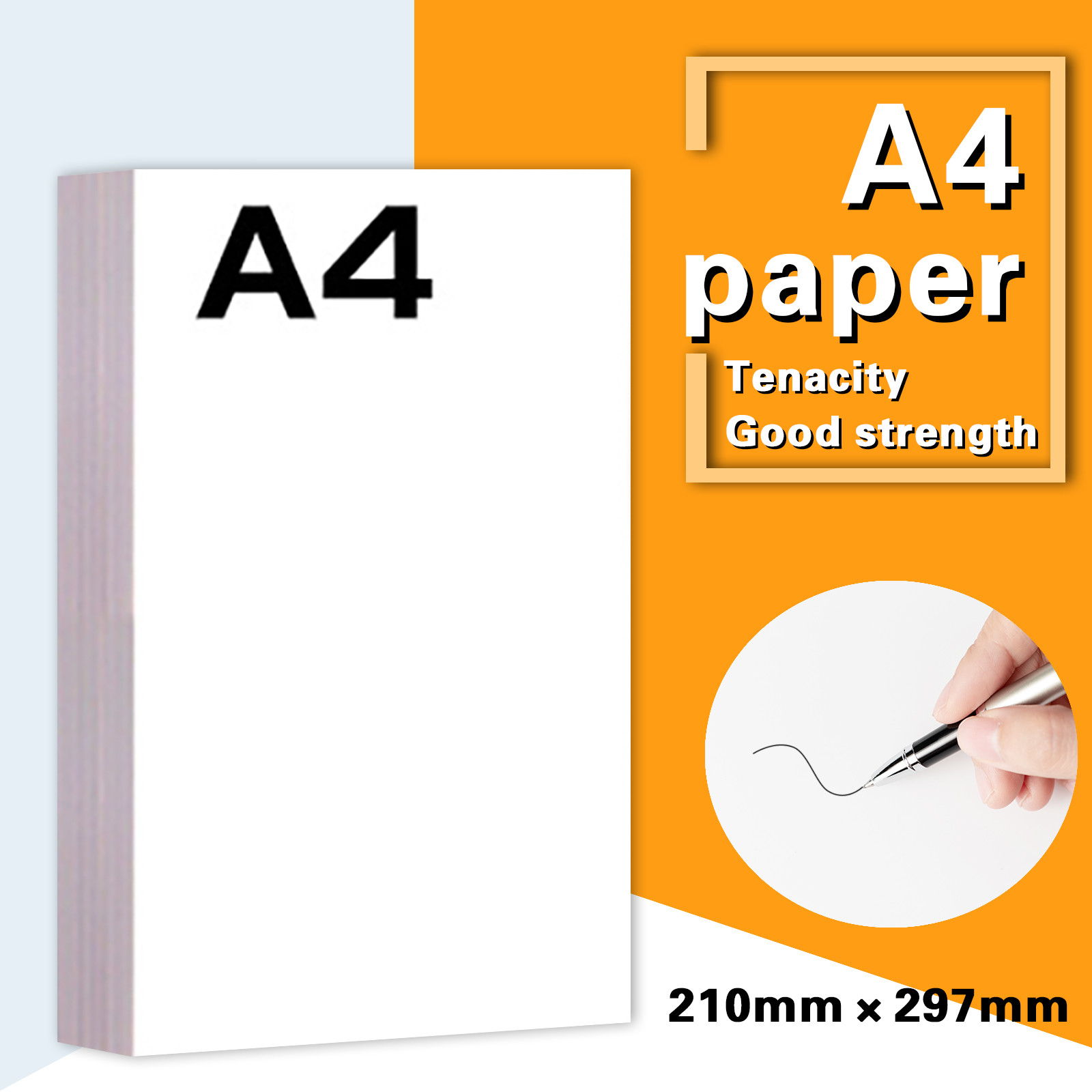 A4 Copy Paper Copy Printer Stationery Double Sided Printing A4 70G 100 Sheets Multifunction Crafts Arts Printer