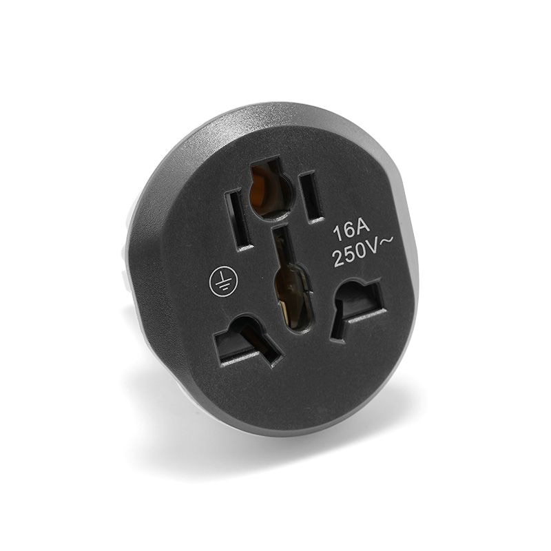 EU Plug Adapter Universal 16A 250V AU US UK CN To EU Wall Socket US to EU Converter Socket AC Travel Adapter