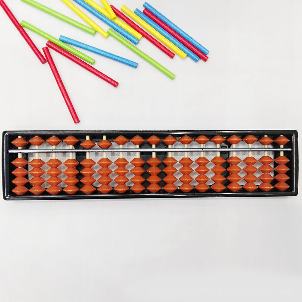 17 Digit Rods Standard Abacus Soroban Chinese Japanese Calculator Counting To...
