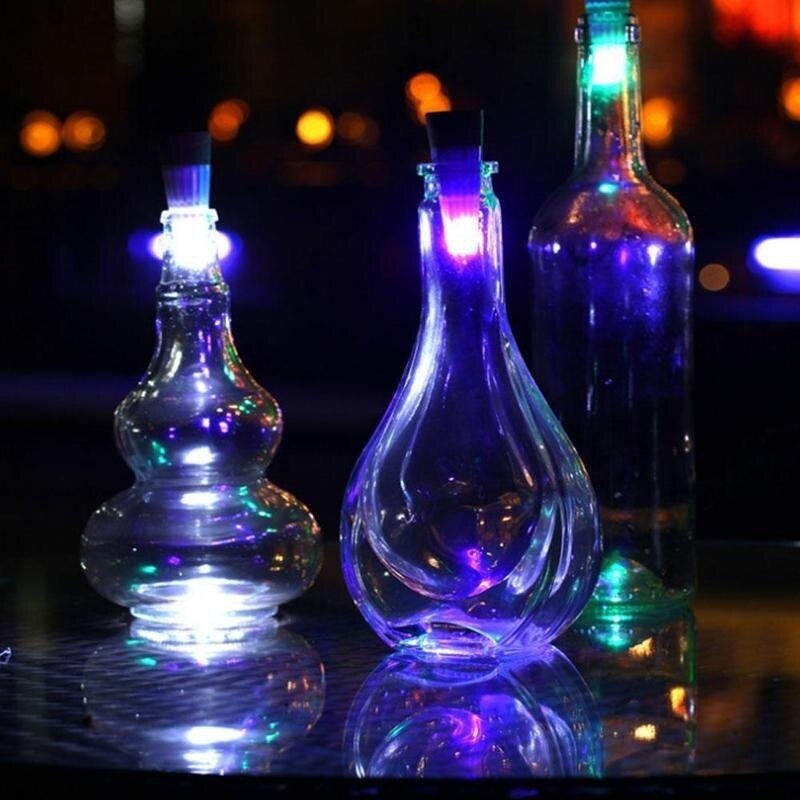 LED Cork Light Wine Bottle Stopper Lamp Dinner Moo... Grandado